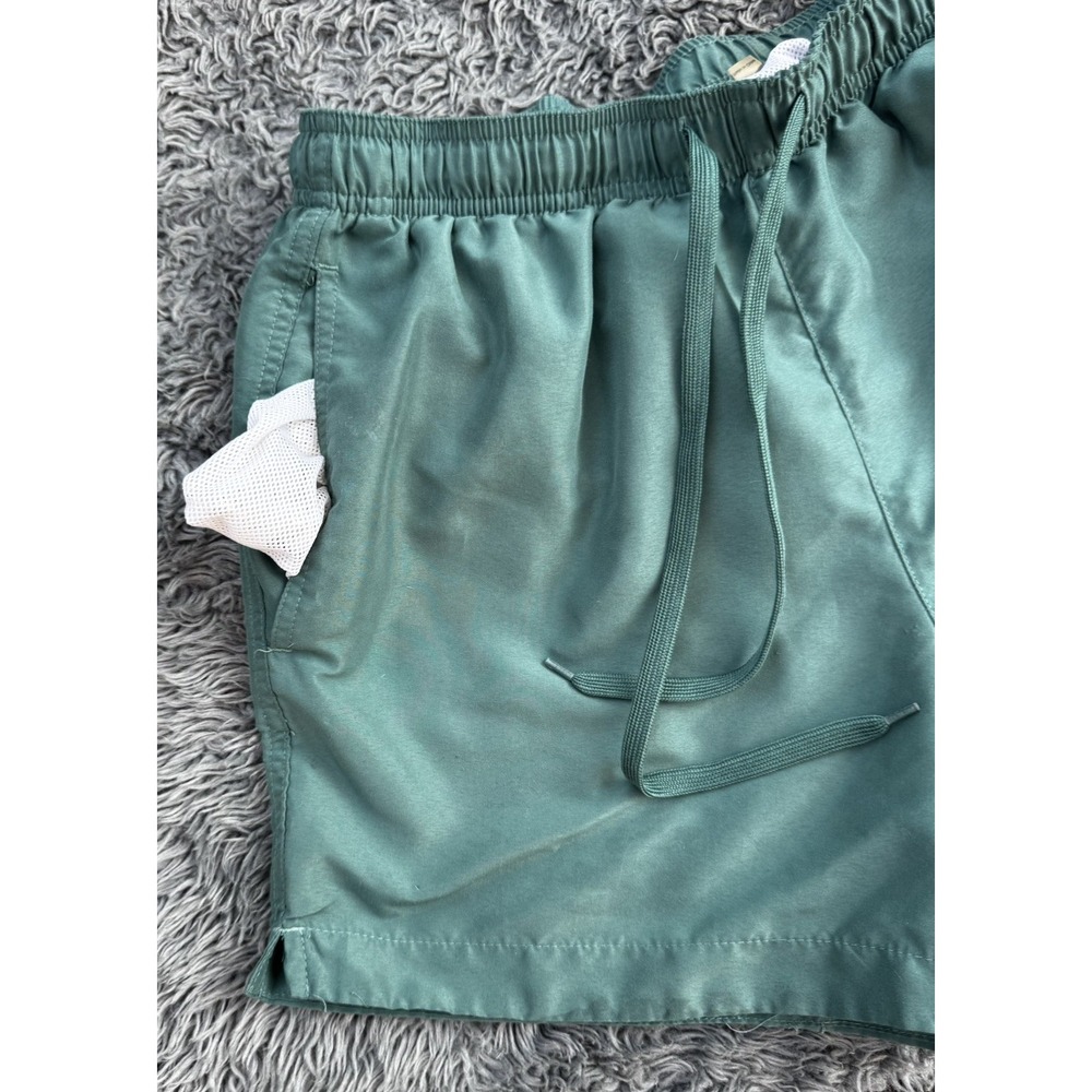 Men's Budweiser Swim Trunks, Forest Green, Small w/ 3 pockets, Mesh - Picture 7 of 7
